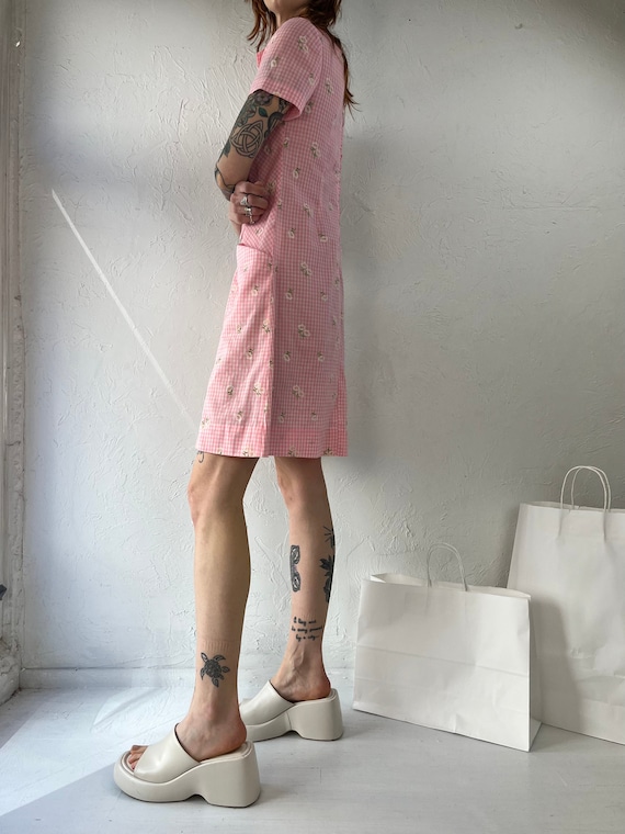 knee length dresses for ladies Baby Gingham Mini Dress main image 0