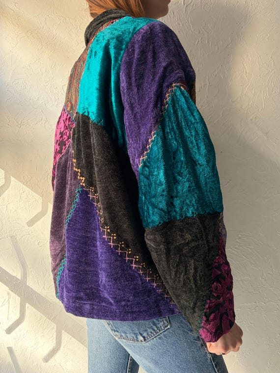 90s 'Tapestry Patch' Jacket / XL - image 3
