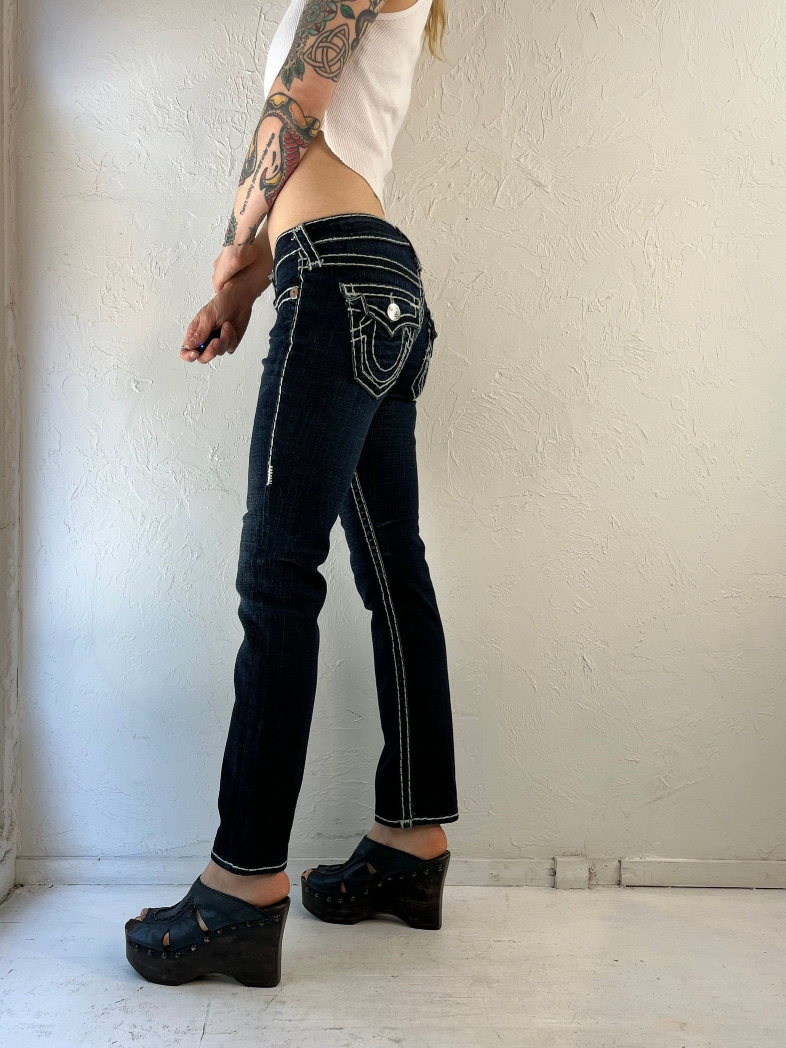 y2k Jeans for Women Graphic Star Print Low Waist Flared Denim Pants with  Pockets 2000s Aesthetic Trousers Casual Streetwear