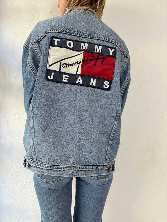 Tommy jeans best sale denim jacket 90s