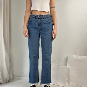 90s &#39;Levis&#39; 631 Blue Jeans / Made in Canada / 31&quot;