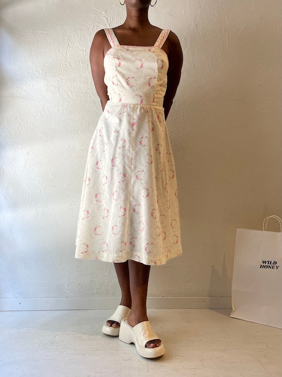 white christmas dresses Summer Cream Midi Dress - US 10