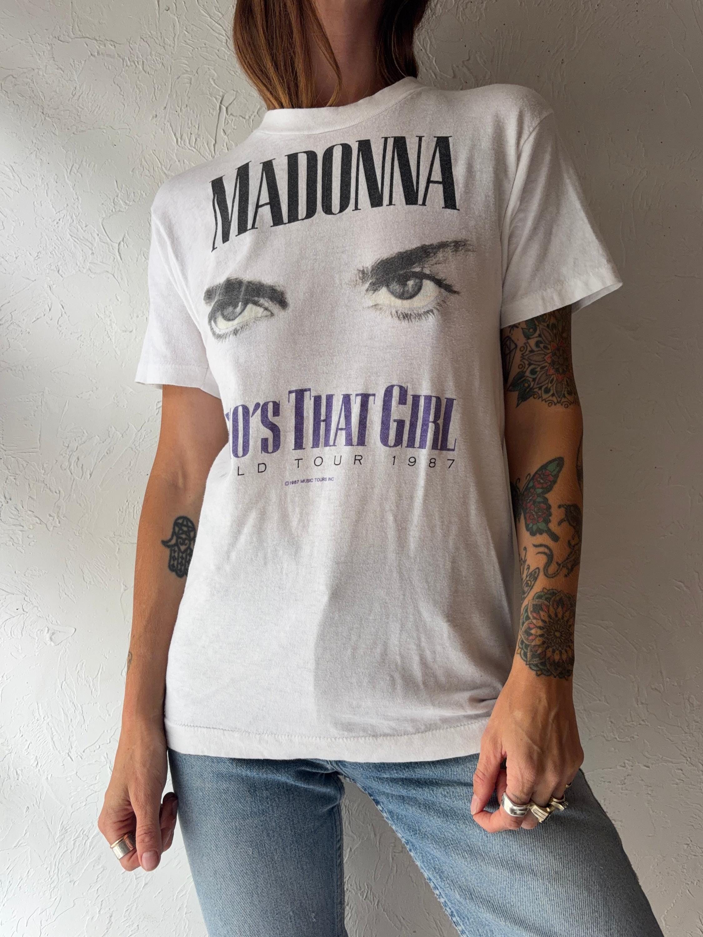 Madonna Who's That Girl Shirt - Etsy