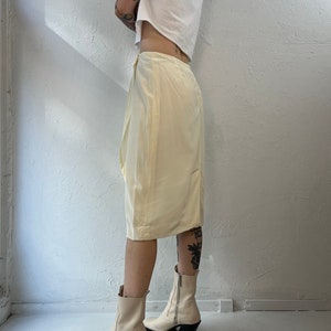 Cream Silk Skirt