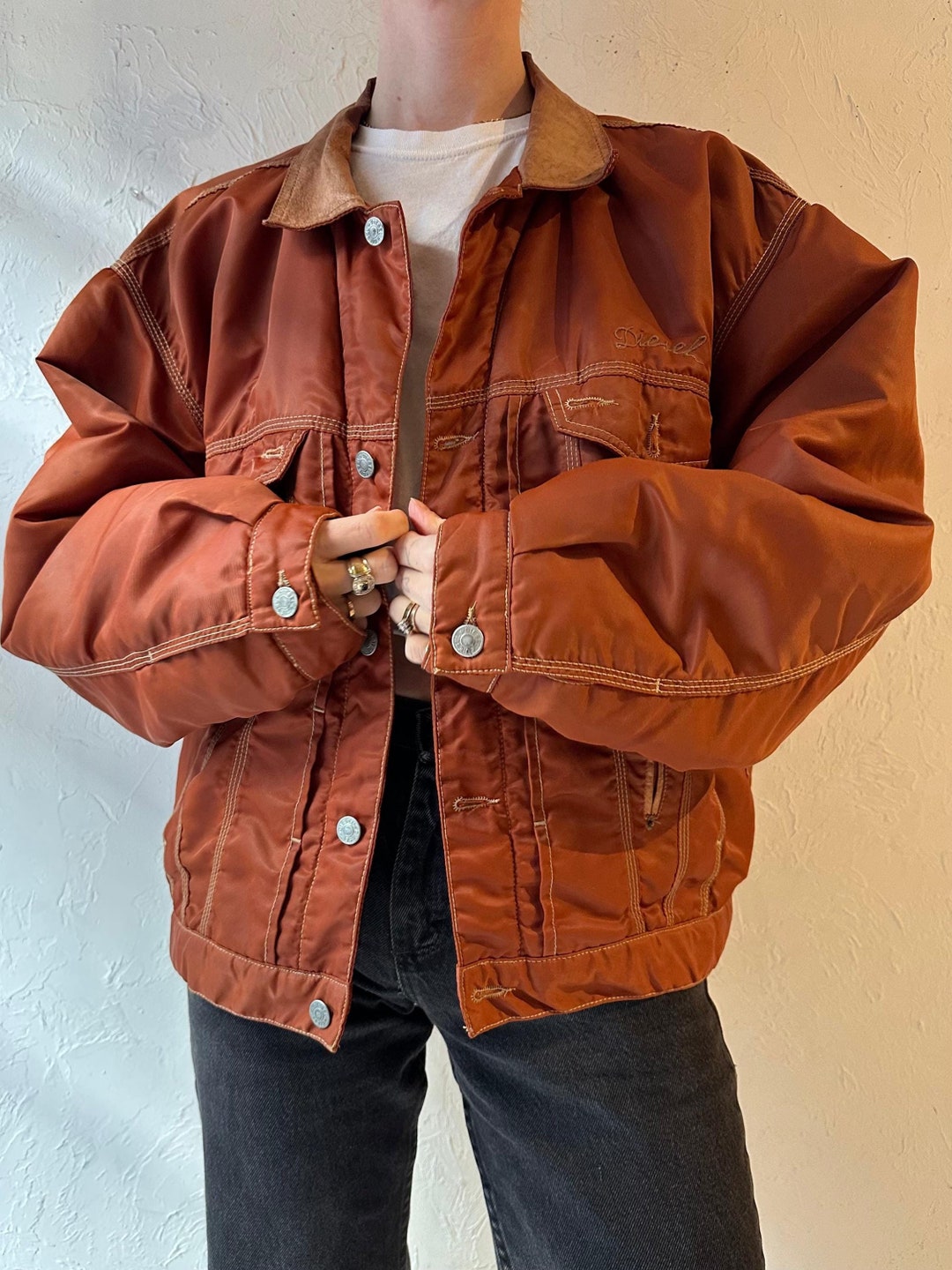 は*う様 90s short real mouton bomber jacket VINTAGE Warner Bros Bomber Jacket Mens Small Black 1996 Taz