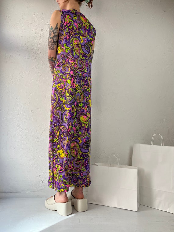 Purple paisley dress hotsell