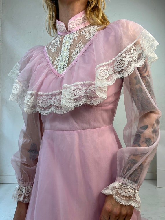 pink cottage dress Pink cottagecore dress