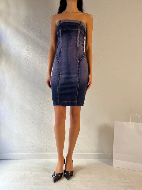 Robe Baby Phat – Taille 4, En Denim, Sans Manches, Neuve Avec étiquette ($52 Valeur)