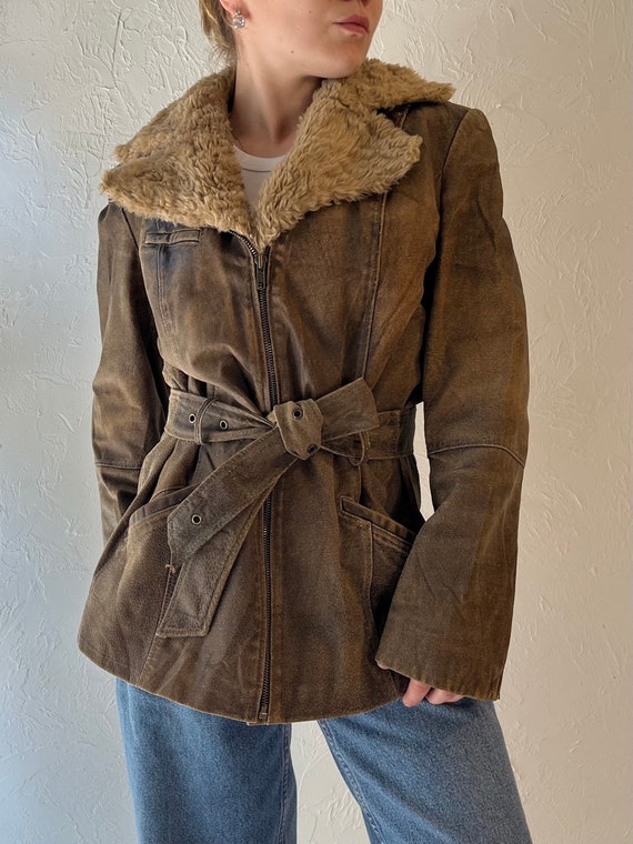 Vintage Faux Fur Y2K Bomber Jacket (size L) | eBay