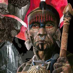 Print Signed/Numbered Transformation from Stone...Points to a Time of Gods and Monsters