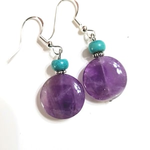 Lila Amethyst/Türkis