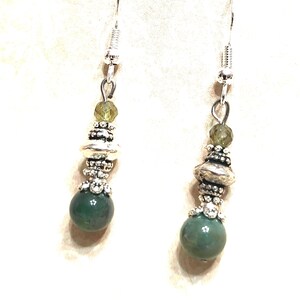 Green Agate and Green Garnet