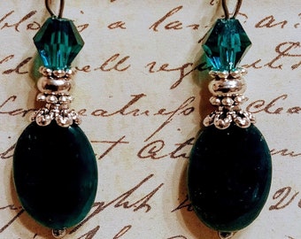 Apatite blue earrings