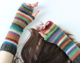 Companions Crochet Wrist Warmers & Crochet Cowl. PDF Pattern.