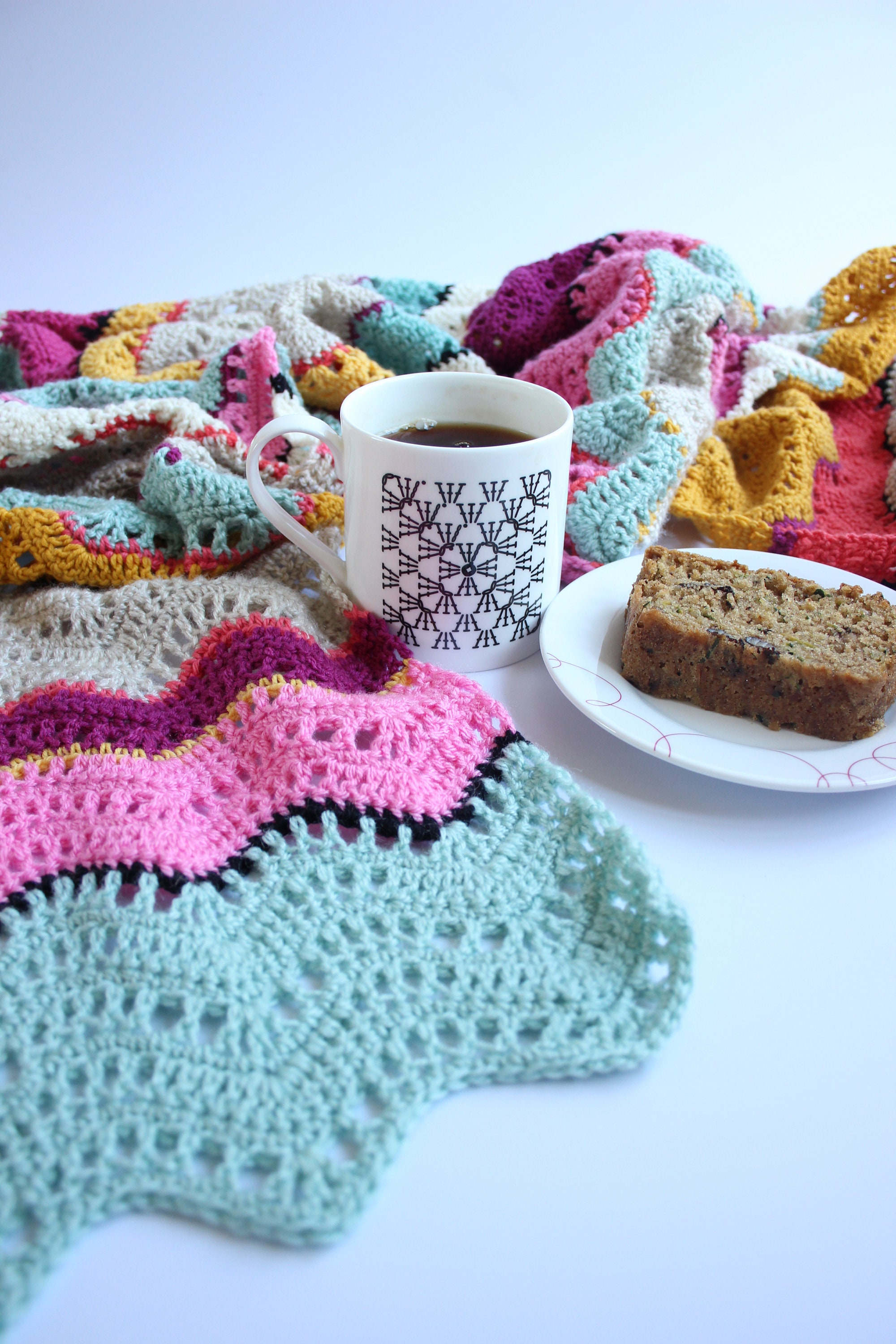 Crochet Ripple Scarf PDF Pattern - Etsy