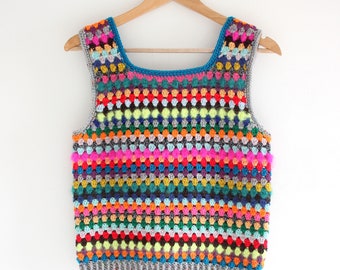 See My Vest. A Crochet Vest / Crochet Tank Top PDF Written Pattern