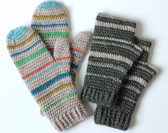 Dreckly Crochet Mittens. A PDF Pattern