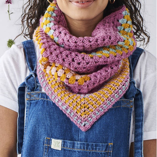 Granny Cowl PDF Crochet Pattern