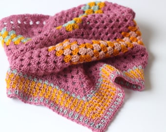 Granny Cowl PDF Crochet Pattern