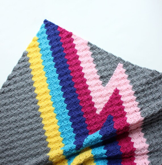 ZZ Block C2C Corner to Corner Crochet Blanket PDF Pattern. - Etsy
