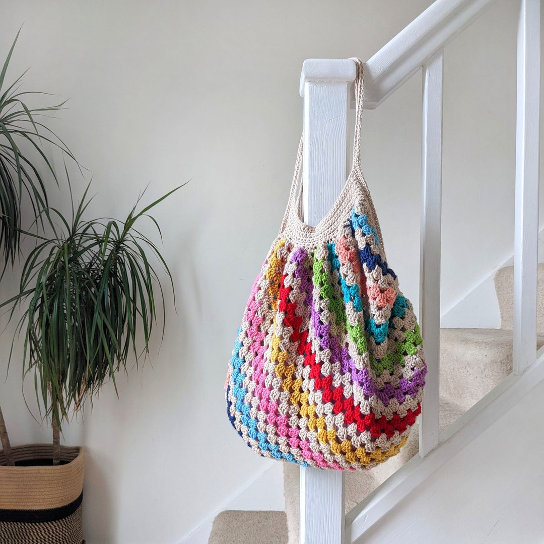 Crochet Granny Market Bag PDF Written Pattern - Etsy