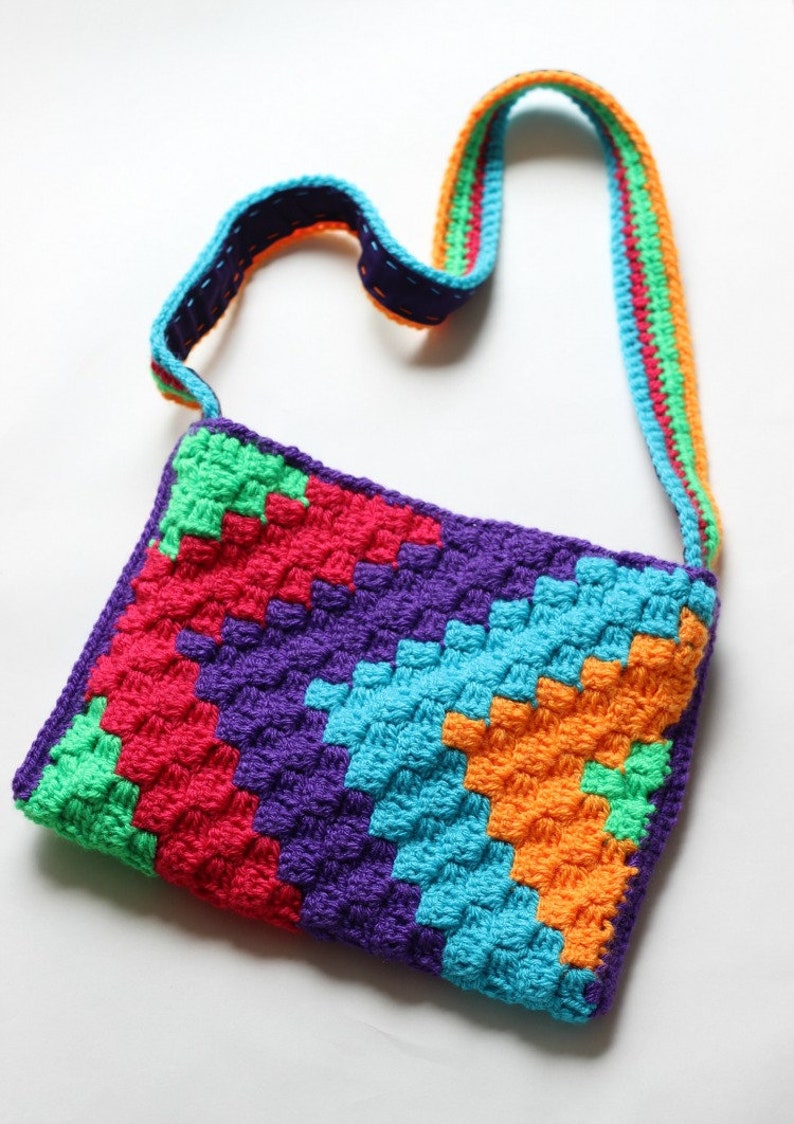 C2C Geo Bag Crochet PDF Pattern. 3 Designs Included! - Etsy