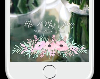 Custom Designed Posies SnapChat GeoFilter