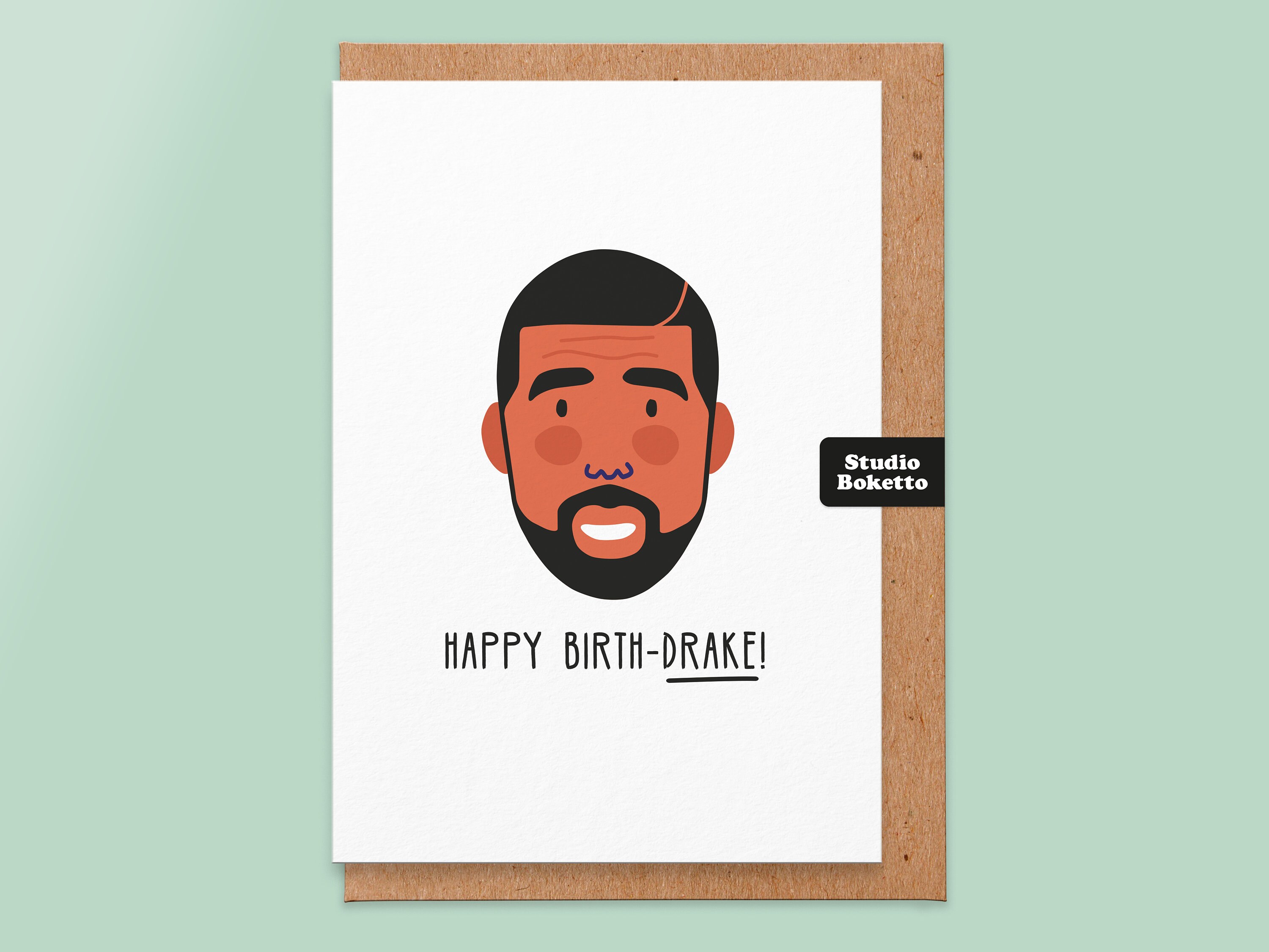 Happy birthdrake Card.drake birthday card.hip hop birthday | Etsy