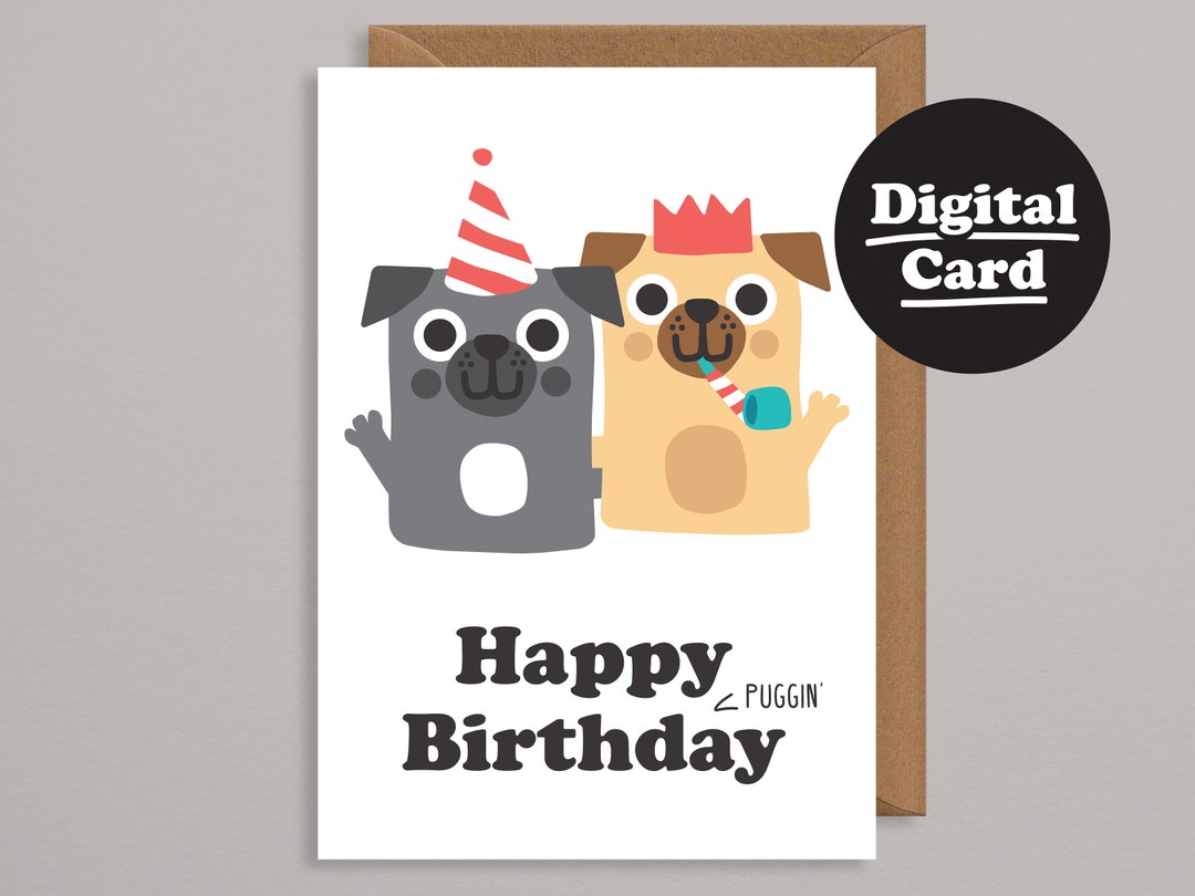 Printable Birthday Card.funny Printable Birthday Card.downloadable ...