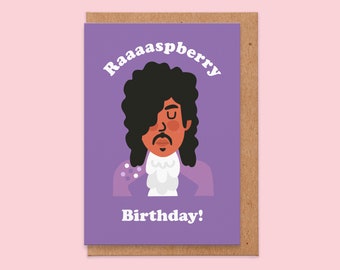 Raspberry Birthday Card - Funny Birthday Card Wife, Sister, Friend