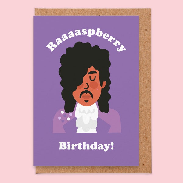 Raspberry Birthday Card - Funny Birthday Card Wife, Sister, Friend