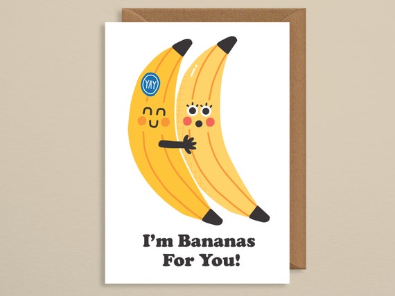 De Grappige Banaan Heeft Een Verjaardag Van De Kaart Zazzle Nl