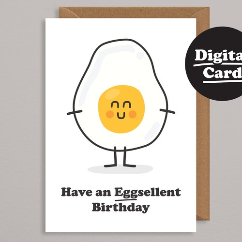 PRINTABLE Birthday Card Funny Greeting Card Digital - Etsy