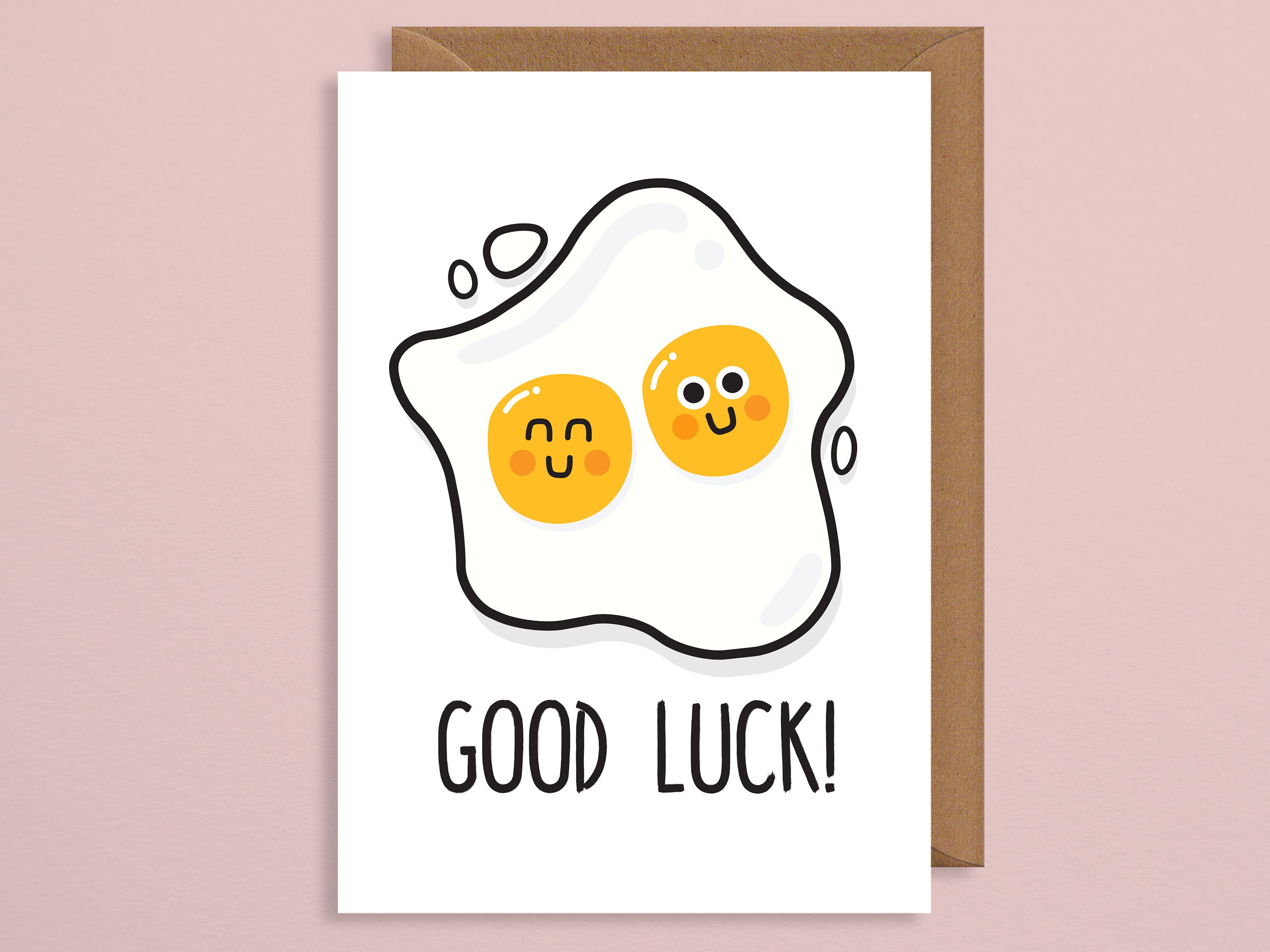 funny-good-luck-card-cute-good-luck-card-greetings-card-etsy