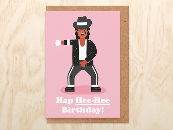 Michael Jackson Birthday Card Birthday Card Husband Music - Etsy