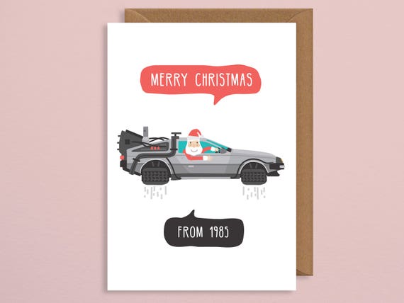 christmas card funny back to the future card bttf marty etsy back to the future christmas