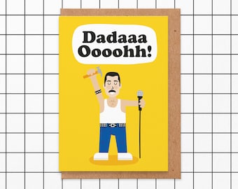 Fathers Day Card, Fathers Day Gift, Funny Card For Dad, Dada Oooh, Funny Fathers Day Card, From Son, From Daughter, Rude Fathers Day Card