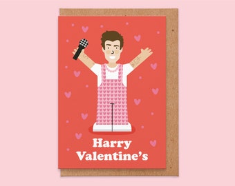 Harry - Valentines Card, Stylish Valentines Card, Music Valentines Card, Celebrity, Pop Star, Harry Valentines, Valentines card Pun