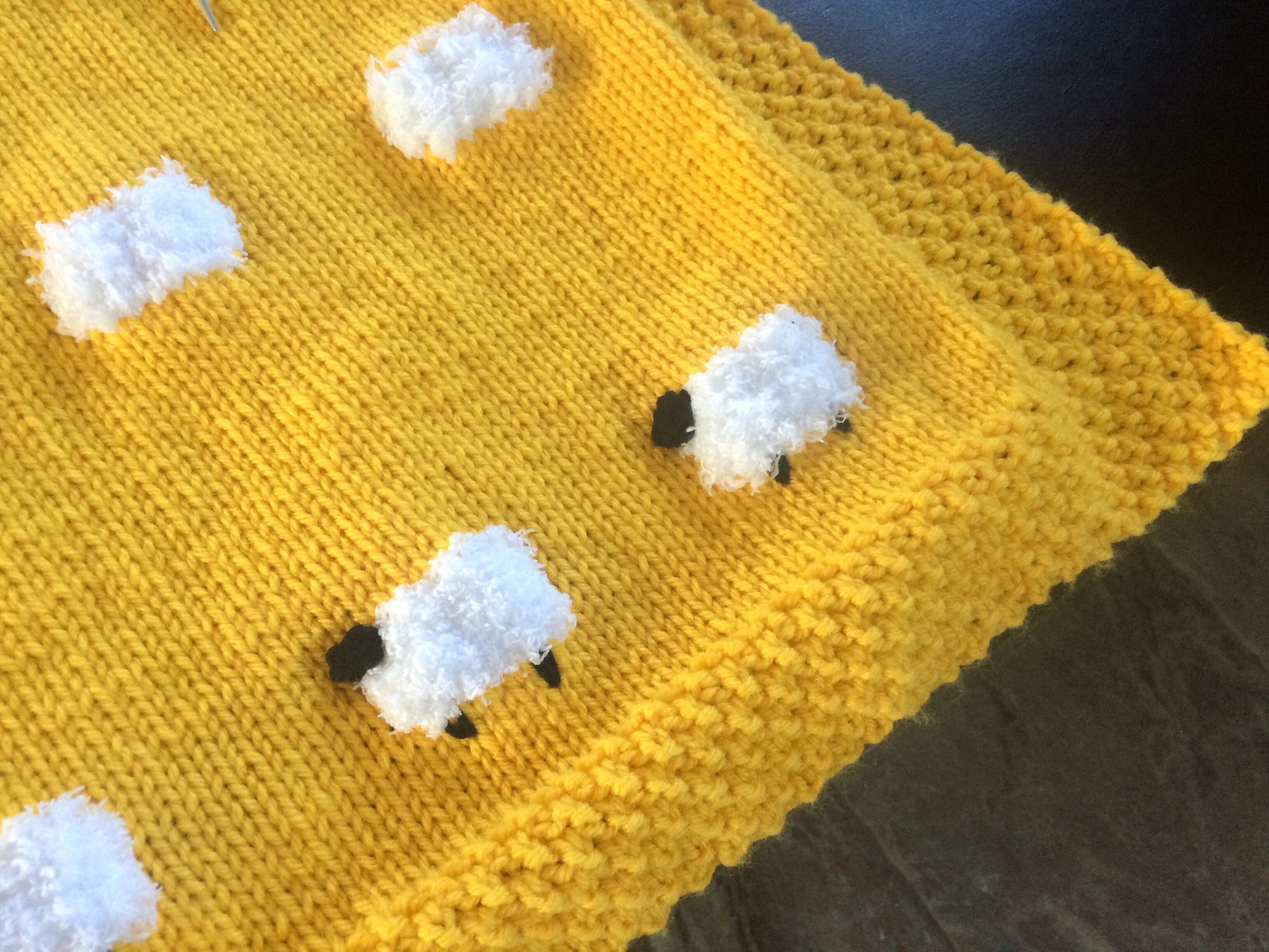 Knit PATTERN Fuzzy Sheep Baby Blanket Etsy UK