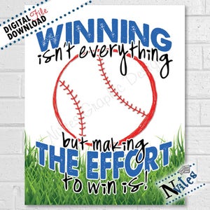 Baseball or Softball Locker Sign Locker Room Sports Sign - Etsy