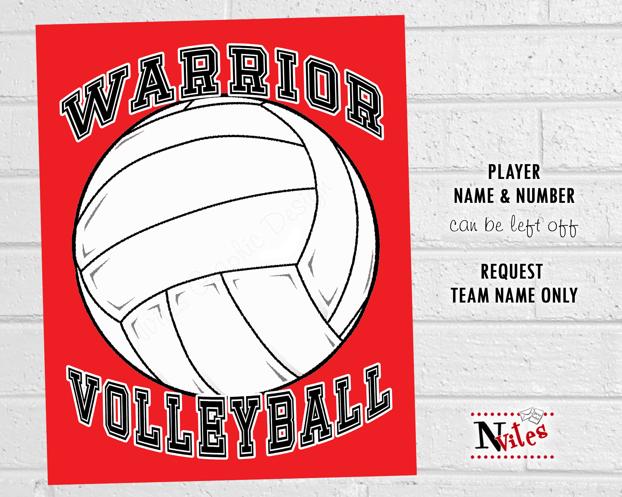 Printable Volleyball Locker Signs