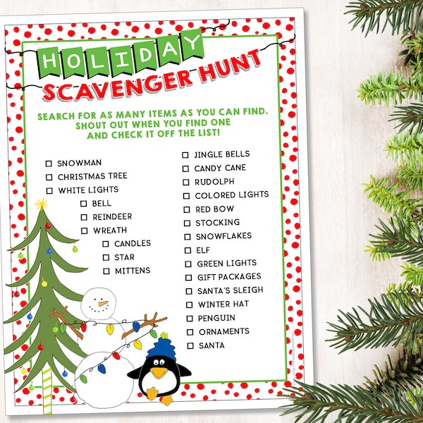 Scavenger Hunt Neighborhood Template Etsy Scavenger Hunt Neighborhood Template Etsy