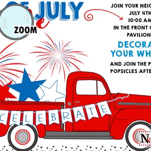 4th of July Parade, Bike Parade Decorating Party, July Fourth ...