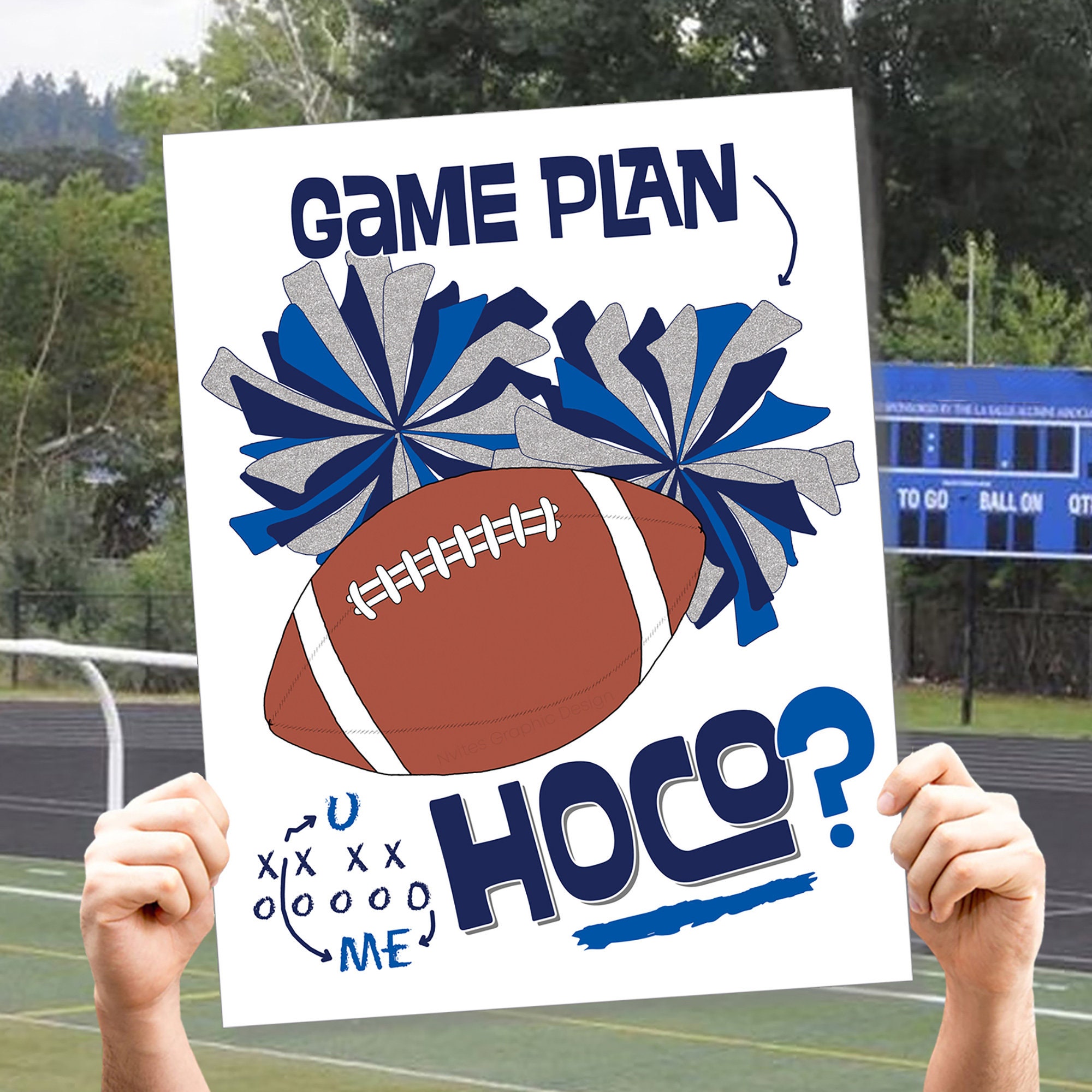 Football Player Asking Cheerleader To Homecoming 76 - zvv3cn0