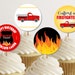 Fireman Badges for Birthday Party, Firefighter Badge, Printable Kids ...