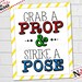 Selfie Photo Prop Display Sign Printable Black and White - Etsy