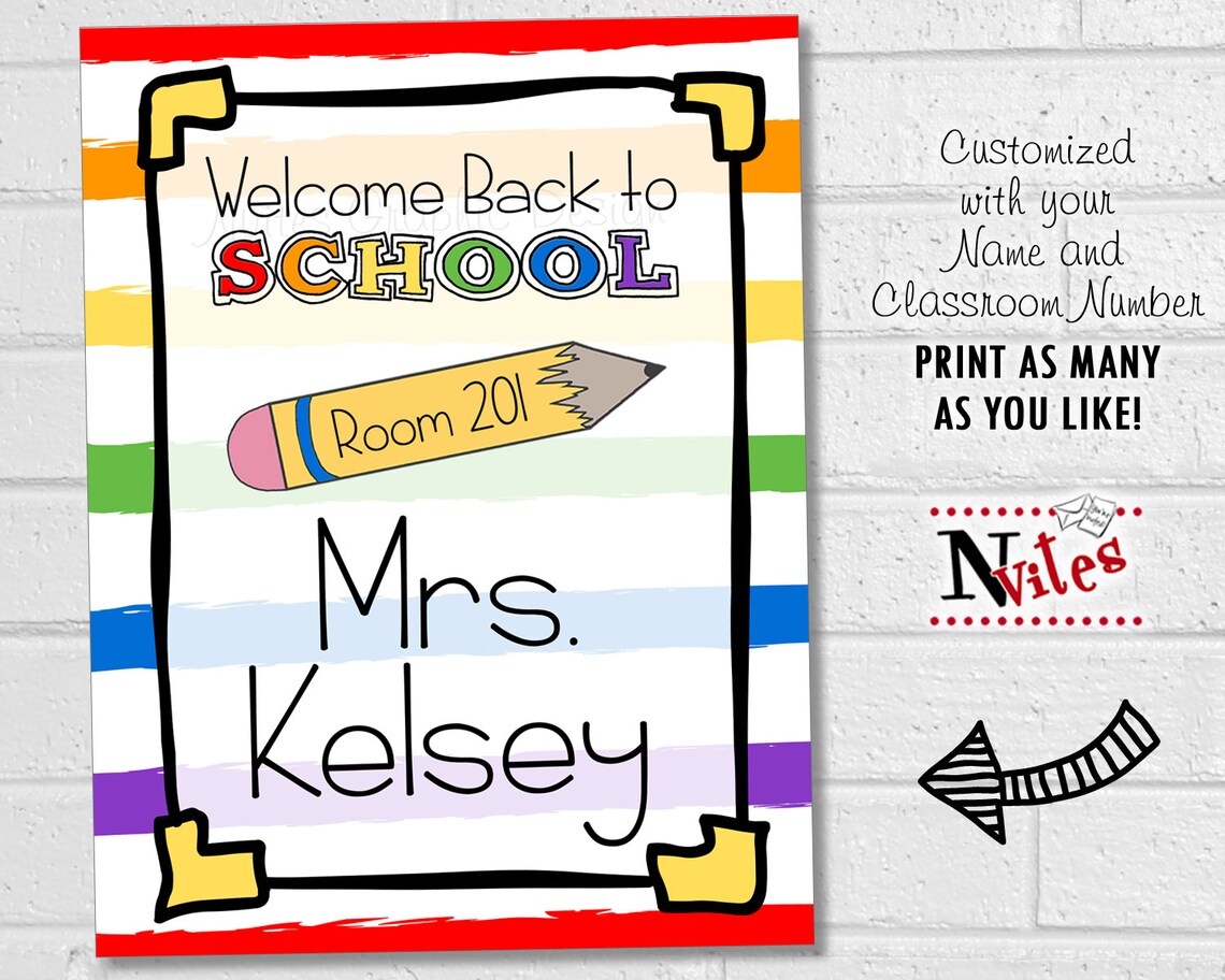 Back To School Night Invitation School Event Invitation | Etsy