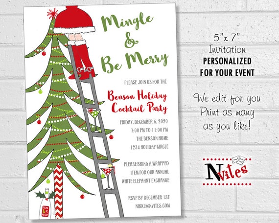 Christmas Tree Decorating Party Invitation Wording 6