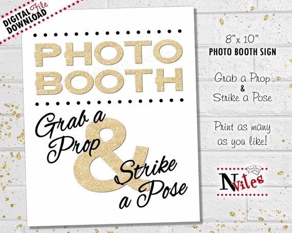 Free Wedding Photo Booth Sign | Scrappy Geek