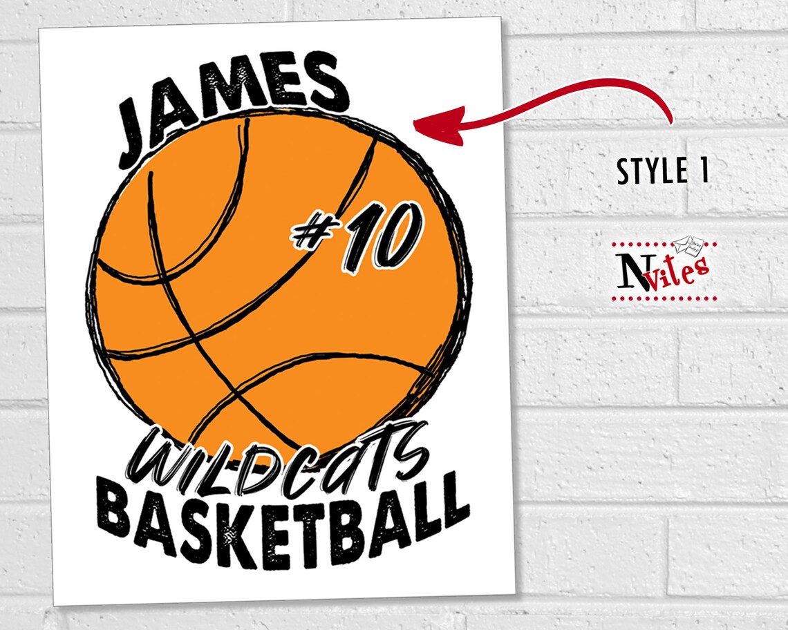 Basketball Locker Sign Basketball Team Printable Locker Signs - Etsy